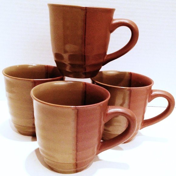 Sango Gold Dust Sienna Mugs Set of 4 - Picture 7 of 8